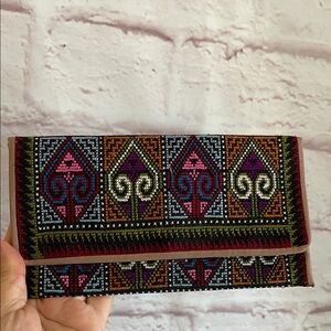 Colorful Patterned Clutch